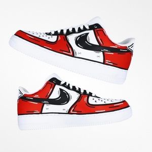 Nike Air force 1 chicago custom